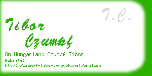 tibor czumpf business card